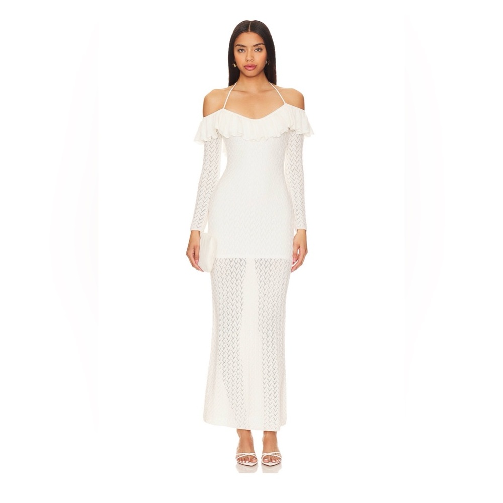 LPA Cream Knit Dress